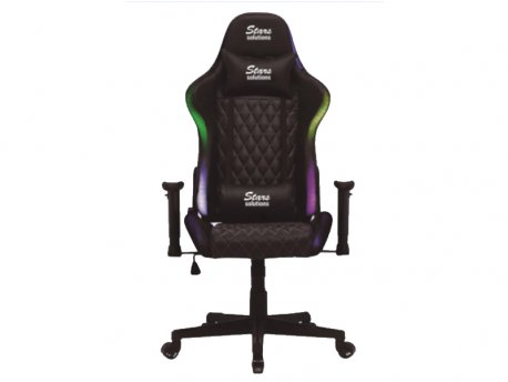 STARS SOLUTIONS RGC-90042-1 gejmerska RGB stolica, crna