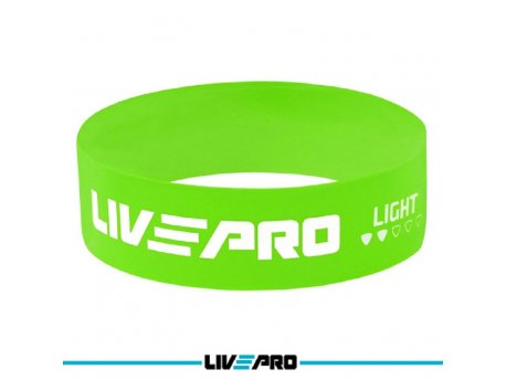 LivePro LP8412 Set elastičnih traka Mini Band za vežbanje LIGHT+MEDIUM+HEAVY+X-HEAVY -