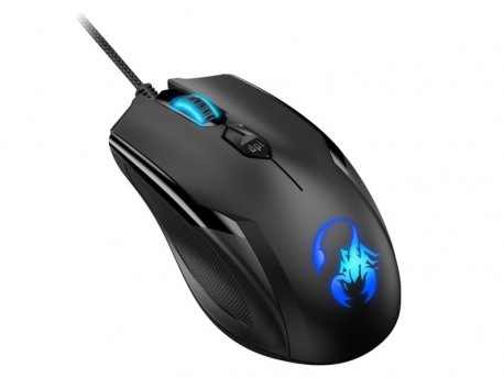 GENIUS Ammox X1-600 USB Optical Gaming crni