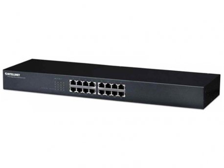 INTELLINET 16-port Gigabit Ethernet Rackmount Switch (neupravljiv)