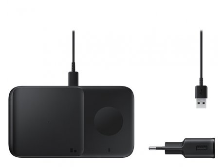 SAMSUNG Brzi bezicni punjac P4300 CRNI + kucni punjac