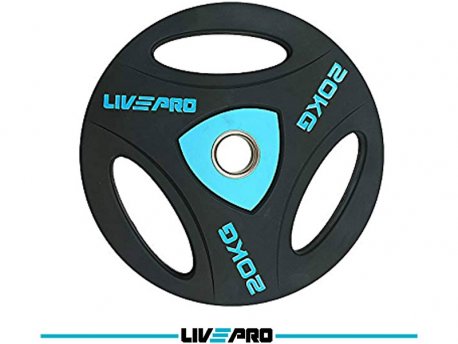 LivePro Premium Olimpijski Urethan tegovi sa hvatom 20kg - LP8020