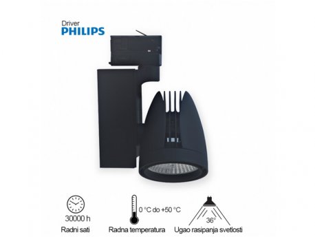 BBLINK LED REFLEKTOR ŠINSKI 337201-2 30W 3000K CRNI