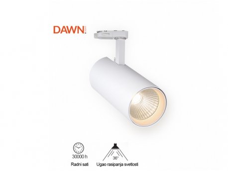 DAWN LED REFLEKTOR ŠINSKI JM-4069 20W 3000K 36° BELI