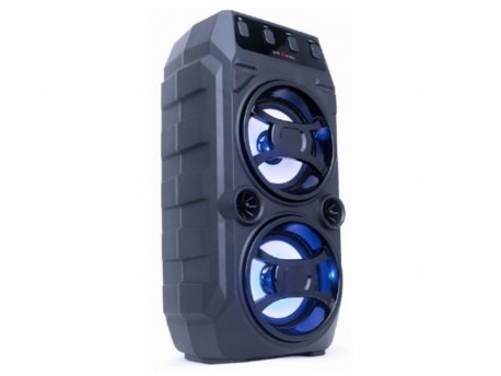 GEMBIRD Bluetooth karaoke zvučnik 2x5W, FM, USB, SD, 3,5mm, MIC 6,35mm, LED, Crni (SPK-BT-13)