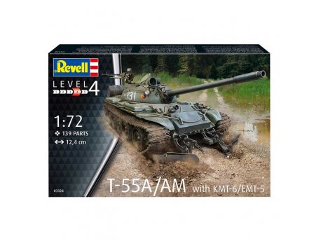 REVELL Maketa T-55A/AM With KMT-6/EMT-5 RV03328/090