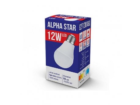 ALPHA STAR Sijalica LED E27, 12W