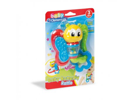 CLEMENTONI BABY ZVEČKA LEPTIR