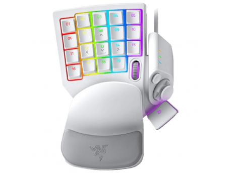 RAZER Gejmerska tastatura TARTARUS PRO Mercury (Bela)