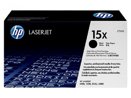 HP 15X (C7115X) Black