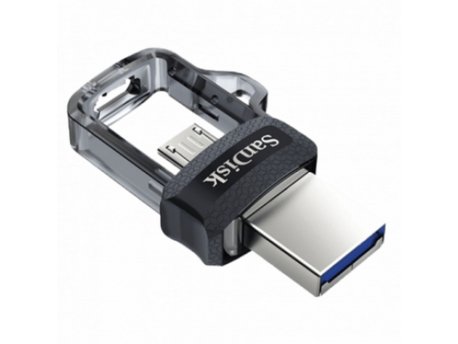 SANDISK Dual Drive USB 64GB M3.0 Grey&Silver 67655