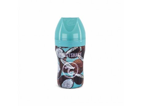 TWISTSHAKE ANTI-COLIC FLAŠICA / NERĐAJUĆI ČELIK 260ML COCONUT