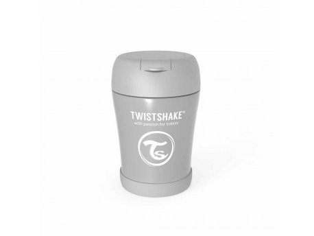 TWISTSHAKE TERMOS-POSUDA ZA HRANU 350ML PASTEL GREY