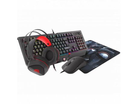 GENESIS Tastatura + miš + slušalice + podloga Cobalt 330 RGB