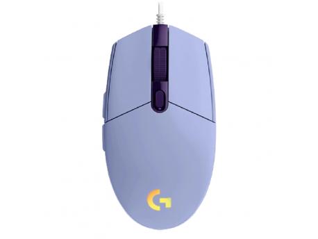 LOGITECH Gejmerski miš G102 LIGHTSYNC (Ljubičasti)