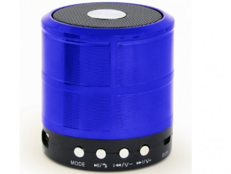 GEMBIRD SPK-BT-08-B  Portable Bluetooth speaker +handsfree 3W, FM, microSD, AUX, blue