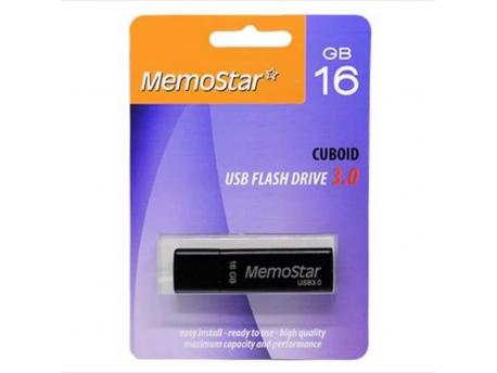 MemoStar USB Flash 16GB 3.0 CUBOID Crni