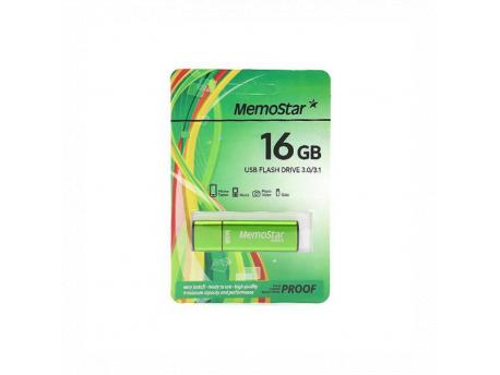 MemoStar USB Flash 16GB 3.0 CUBOID Zeleni