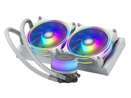 COOLER MASTER MasterLiquid ML240 ILLUSION RGB vodeno hlađenje belo (MLX-D24M-A18PW-R1)