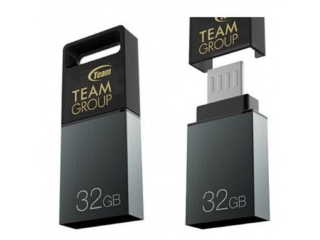 TEAM GROUP 32GB M151 USB 2.0 + microUSB GRAY TM15132GC01