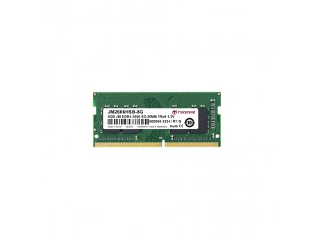 TRANSCEND SO-DIMM DDR4 8GB 2666MHz TRANSCEND JM2666HSB-8G