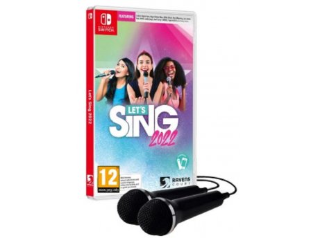 RAVENSCOURT Switch Let's Sing 2022 + 2 Mic