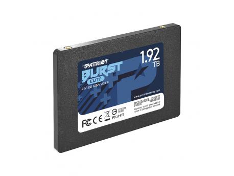 PATRIOT SSD 2.5 SATA3 6Gb/s 1.92TB Burst Elite 450MBs/320MBs PBE192TS25SSDR