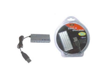 WIRTEC USB HUB 4 port sa ispravljačem wh4h0
