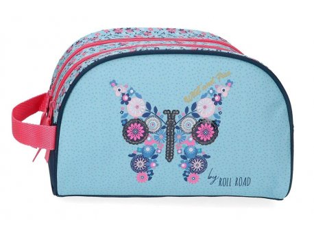 ROLL ROAD Neseser sa 2 pregrade Sky blue WILD AND FREE 40.844.21