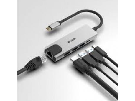 D LINK USB HUB DUB-M520 5in1 USB-C HDMI 4K/Lan/USB A 3.0x2/USB-C 0431585