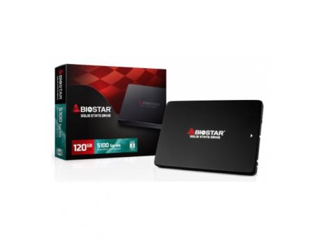 BIOSTAR SSD 2.5 SATA3 120GB 530MBs/380MB/s S100 s100120gb