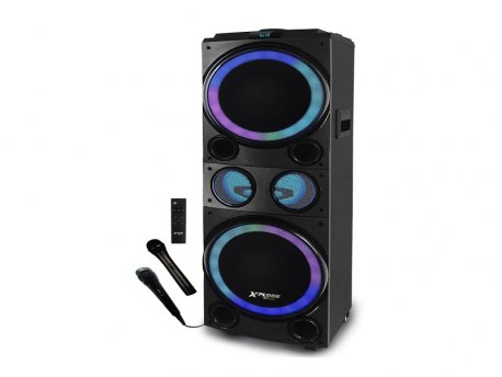 XPLORE Karaoke sistem XP8820 Knocker 2/ 2xmic/FM/microSD/mp3/wma/USB/BT/AUX 900W