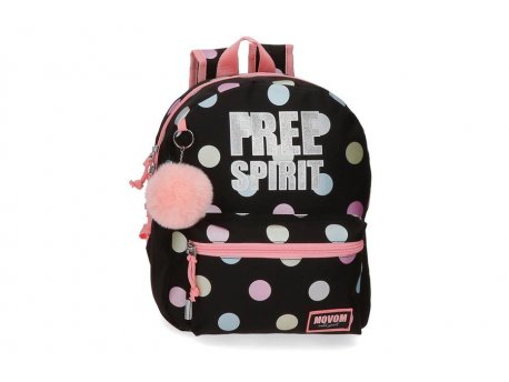 MOVOM Ranac 32cm Crna FREE DOTS 30.622.21