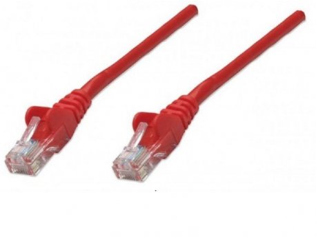 INTELLINET Kabl  Cat6 compatible, U/UTP, 1m, crveni 342148