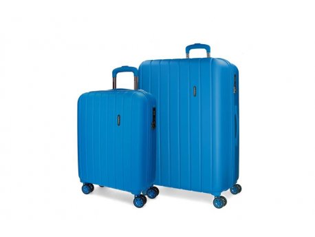 MOVOM ABS Set kofera 2/1 Royal plava WOOD 53.195.69