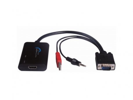WIRETEK HDMI na VGA+USB+Audio