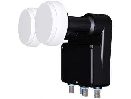 GEMBIRD LNB IDLB-QUDM21-MNOO6-8PP ,Monoblock 2 satelita na 4 prijemnika,raspon 6,sum 0.2dB 39506