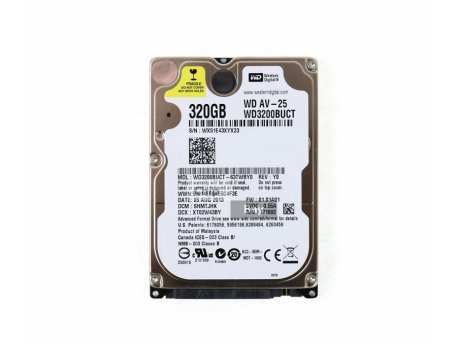 WESTERN DIGITAL HDD 2.5''320GB WD3200BUCT 5400RPM 16MB 9mm SATA