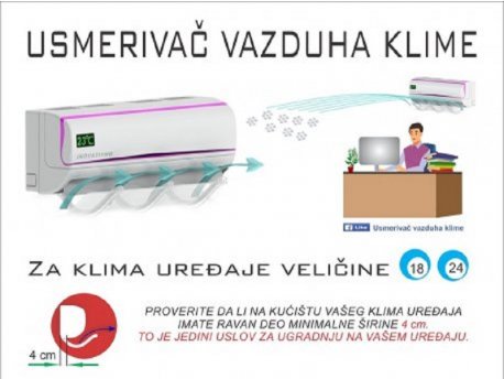 KLIMA RESENJE Usmerivac za klime 18-24 OUTLET