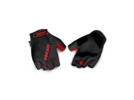 DUCATI DUC-GLW-EBK-BR crno-crvene rukavice za bicikl