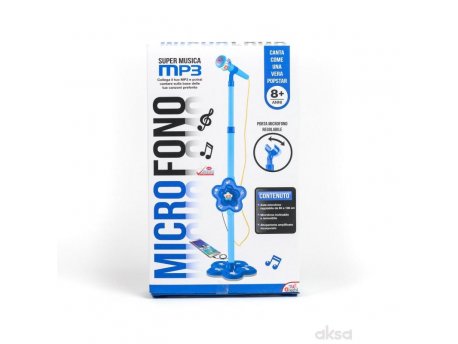 HK MINI Igračka, mikrofon plavi A027527
