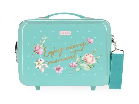 MOVOM ABS Beauty case Tirkizna ENJOY EVERY MOMENT 32.539.21