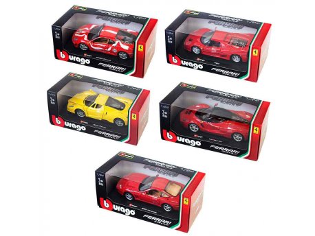 BURAGO 1:24 FERRARI R P VEHICLES