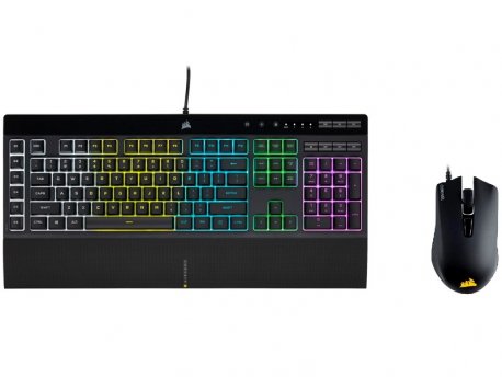 CORSAIR Tastatura+miš K55 RGB Pro+Harpoon RGB PRO žični/CH-9226865-NA/gaming/RGB/crna CH-9226865-NA