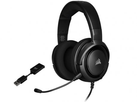 CORSAIR Slušalice HS45 SURROUND žične/3.5mm/gaming/crna