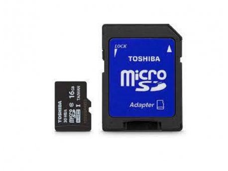 TOSHIBA MICRO SD 16GB SA ADAPTEROM