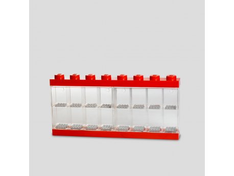 LEGO IZLOŽBENA POLICA ZA 16 MINIFIGURA: CRVENA