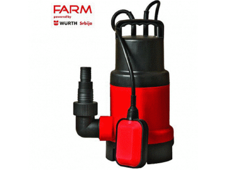 FARM powered by wurth FPN750 Potapajuća pumpa, sa plovkom, za nečistu vodu 750W