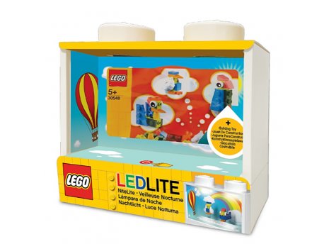 LEGO Classic noćno svetlo i izložbena polica sa setom kockica - Ptice