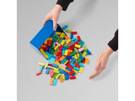 LEGO Skupljač kockica, dvodelni set, plava i crvena